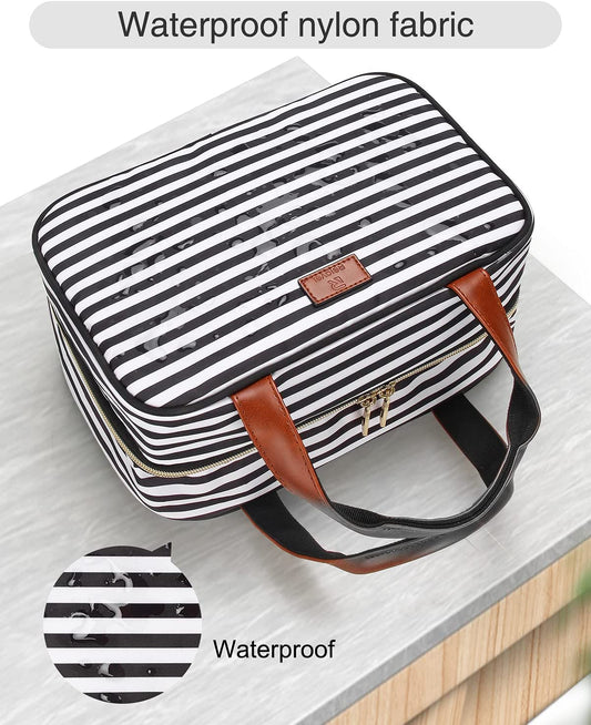 Transparent travel bag, (Stripe)