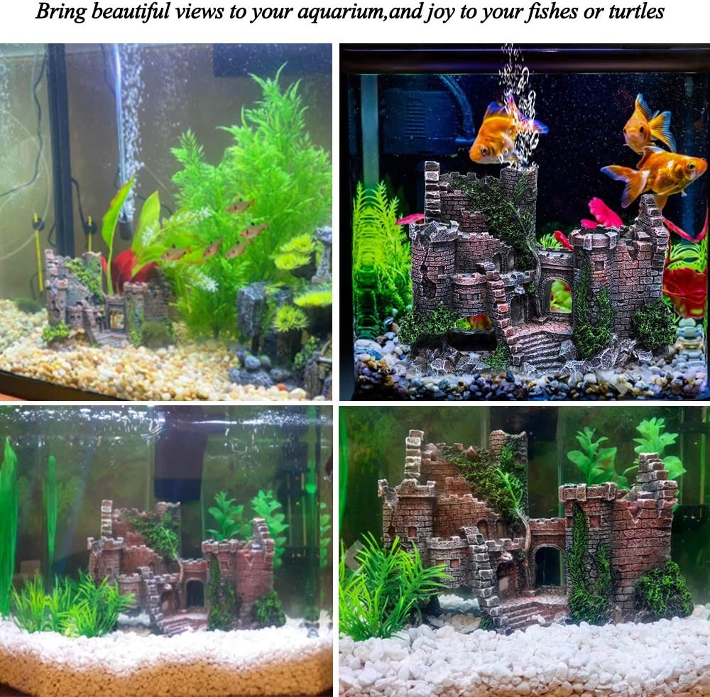 Castle Design Aquarium Decorations