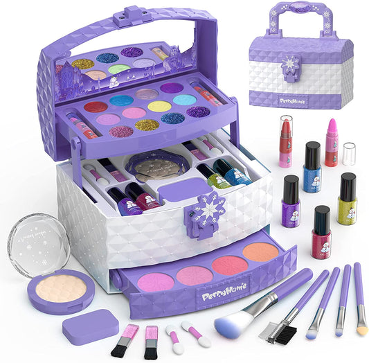 Makeup kit, 35 pieces, Color: purple