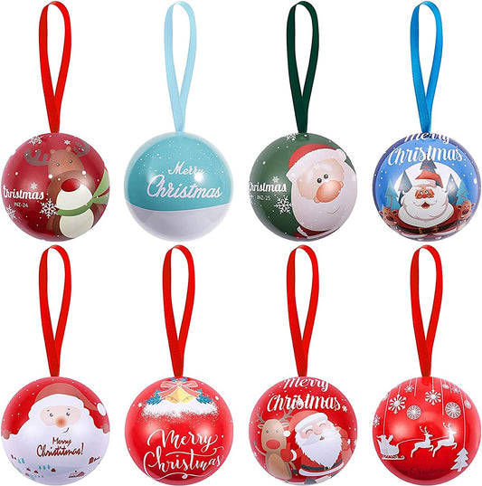 8-piece Christmas bauble box