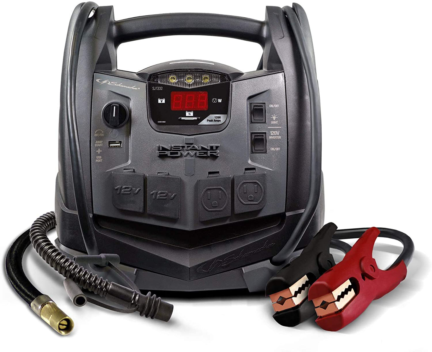 Rechargeable AGM Jump Starter for Vehicles -1200 Peak Amps