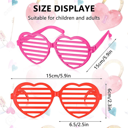 Set of 24 Valentine's Day Party Glasses