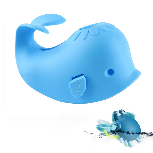 Bath Spout Cover, Shower Protection Cover (Color: Blue)