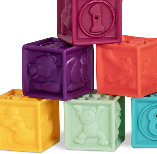 10 baby building toy blocks