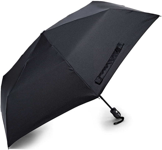 Windproof Automatic Open/Close Umbrella, Color: Black, One Size