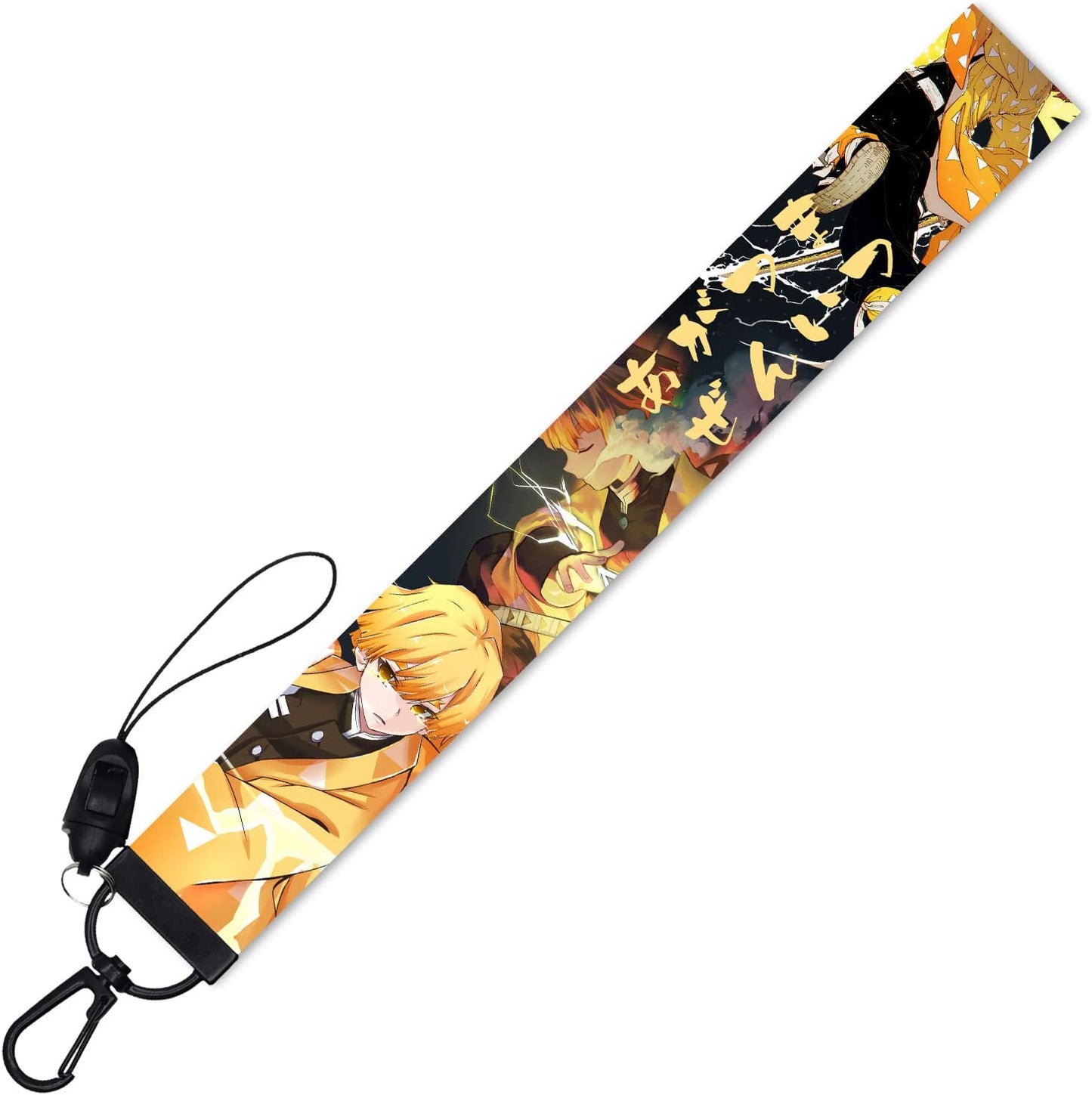 Zenitsu Short Wrist Lanyard Keychain