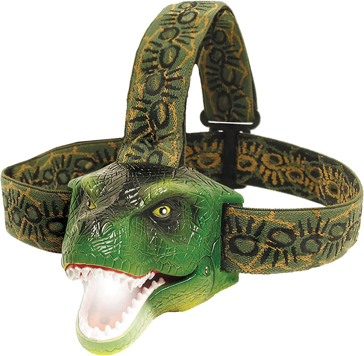 T-Rex Dinosaur Headlamp, Color Green