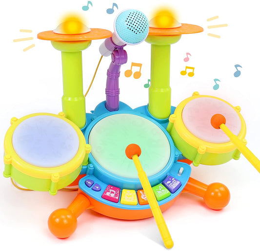 Drum kit for toddlers, ages 1-3