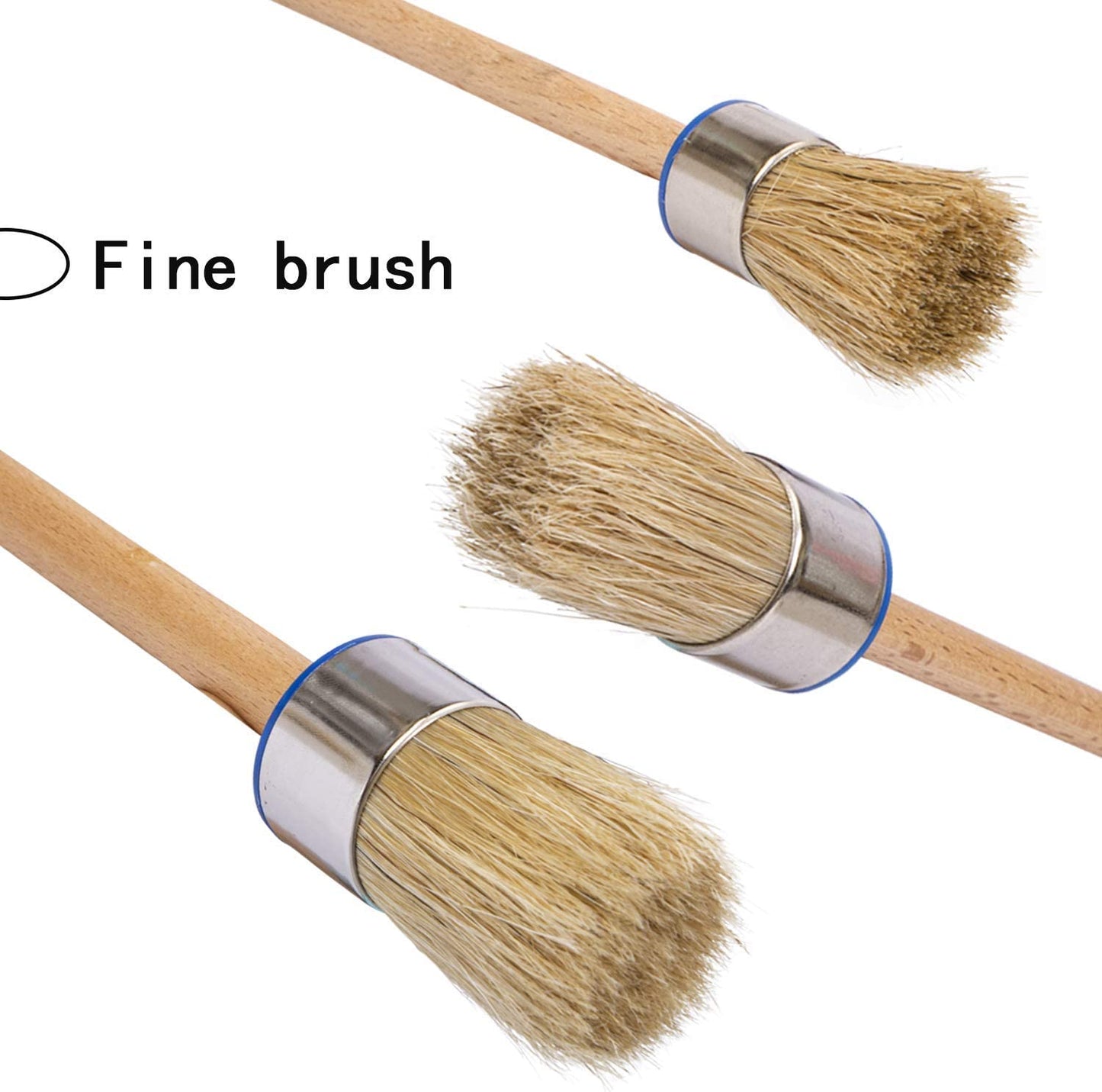 3 Piece Chalk Paint Brush Set