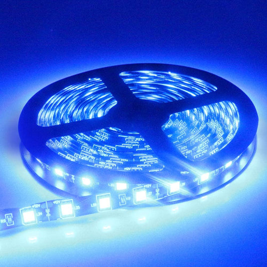 5m 16.4ft Waterproof Flexible Blue LED Strip Light