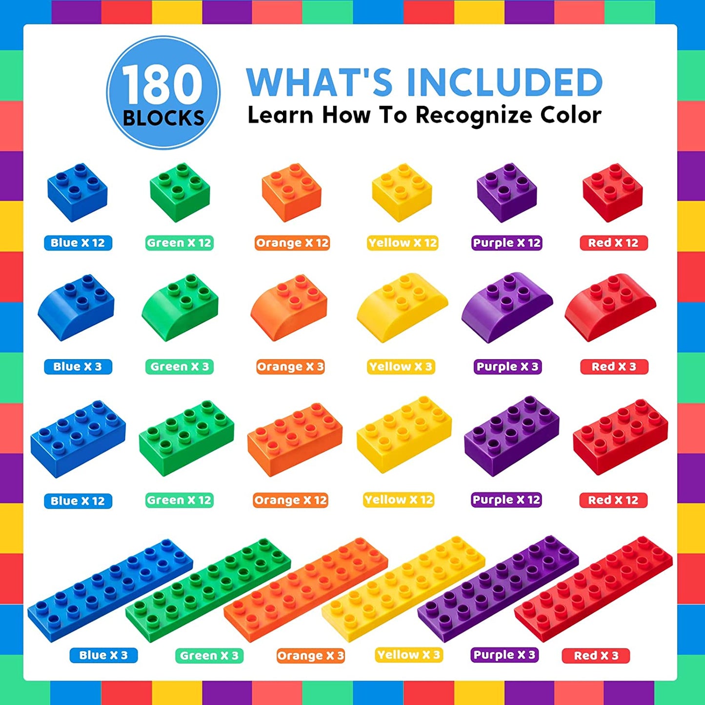 180-piece building block set