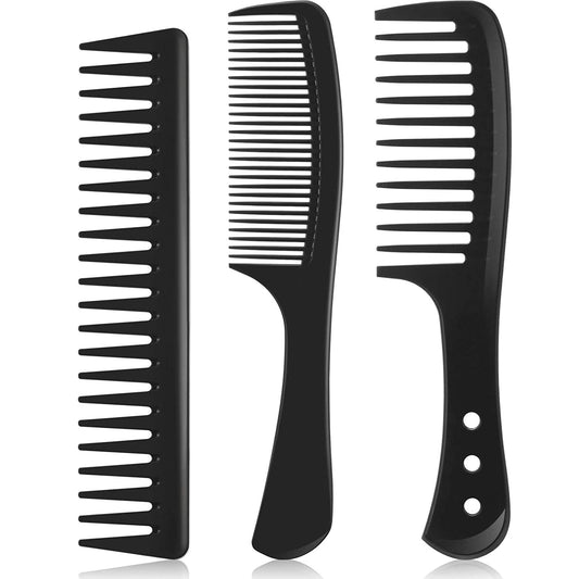 3 Pieces Wide Tooth Hair Comb