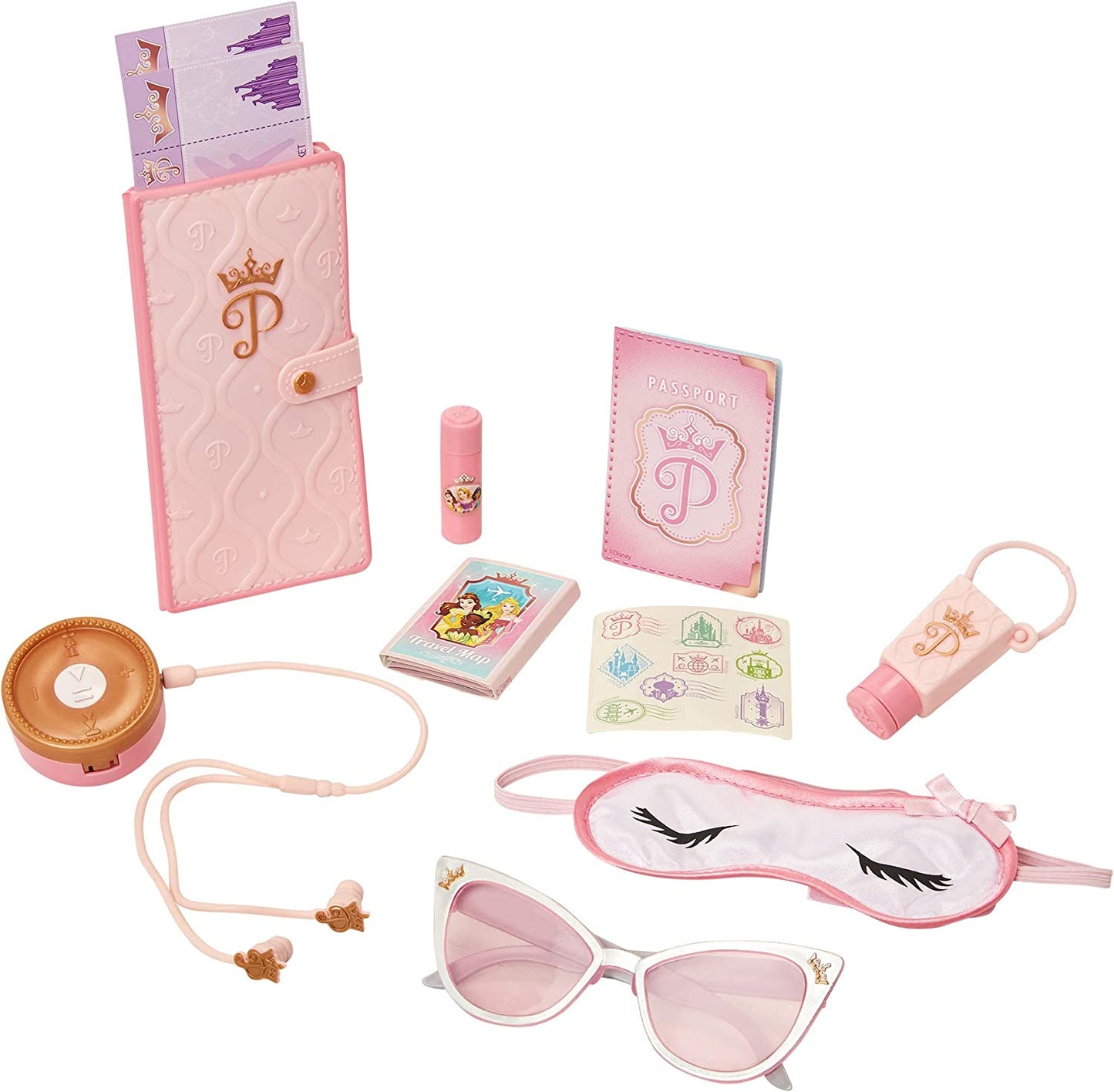 Toy Princess Travel Suitcase Kit - 17 Accessories