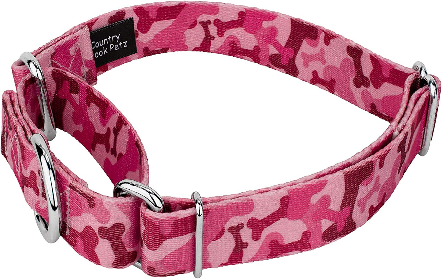 1 Inch Dog Collar, (Pink) Medium