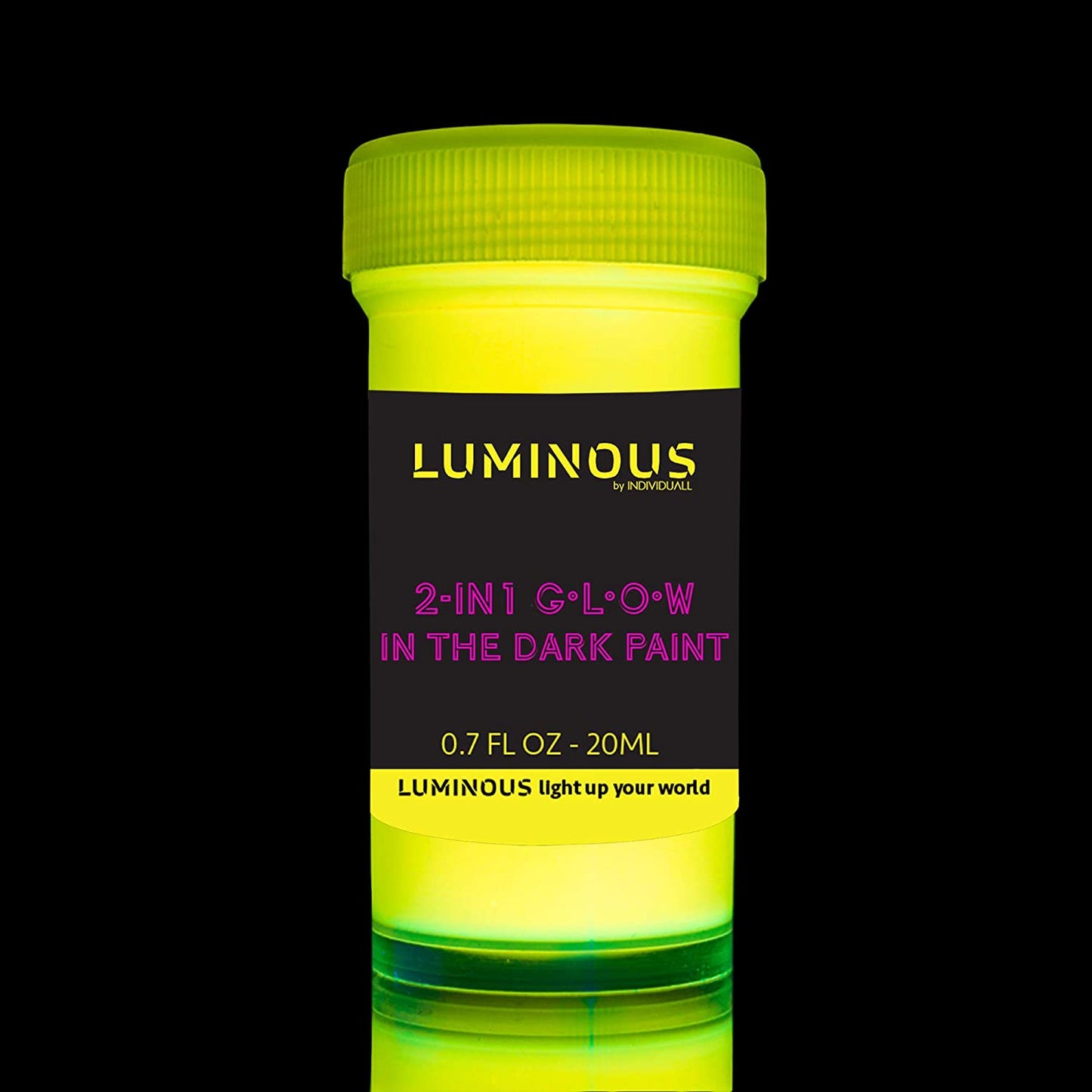 2-in-1 Luminous Paint, Set of 8, 20ml