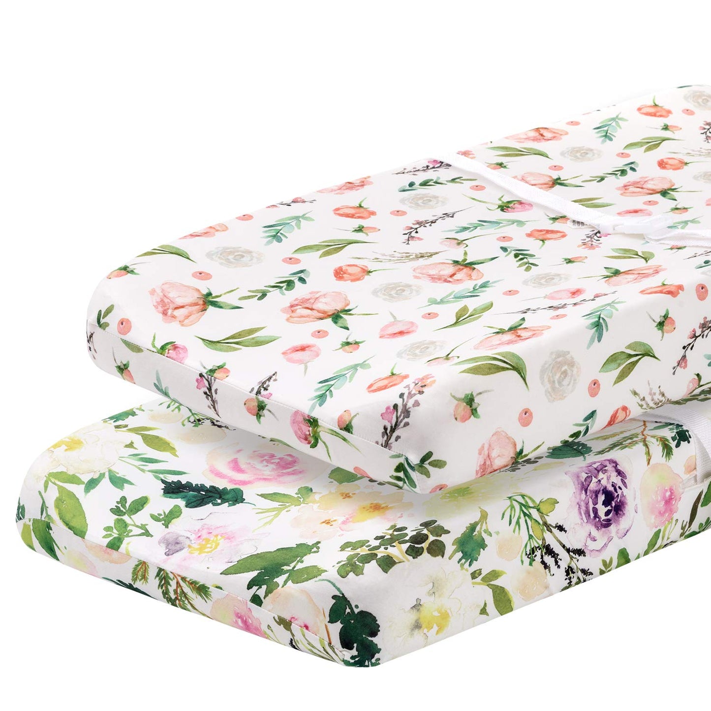 Change Pad Covers - 2Pack, Stylish Floral