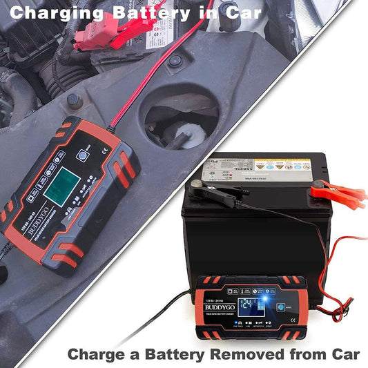 Fully Automatic Smart Car Battery Charger,12V / 8A 24V / 4A