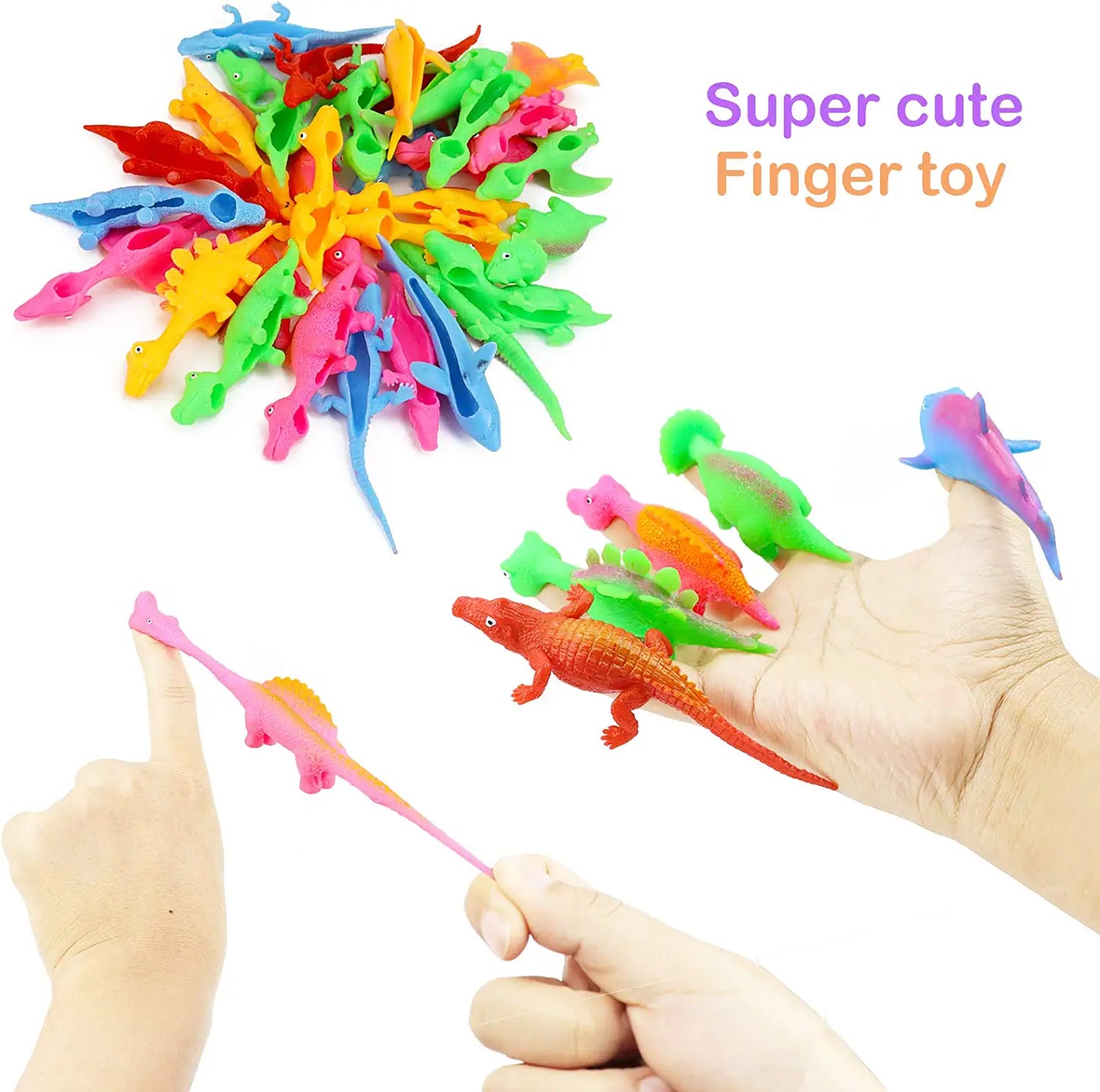 Animal slingshot (30 pieces dinosaur style) Different Color