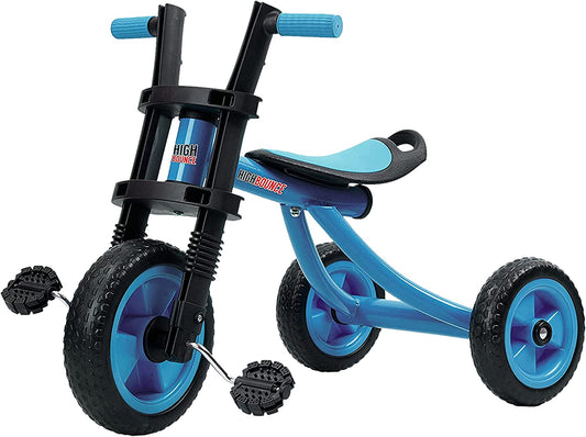 Extra tall 3-wheel tricycle for children, color: blue