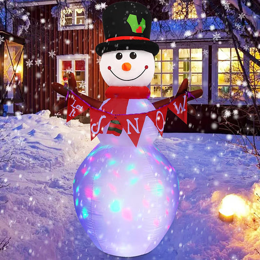 6ft inflatable christmas snowman