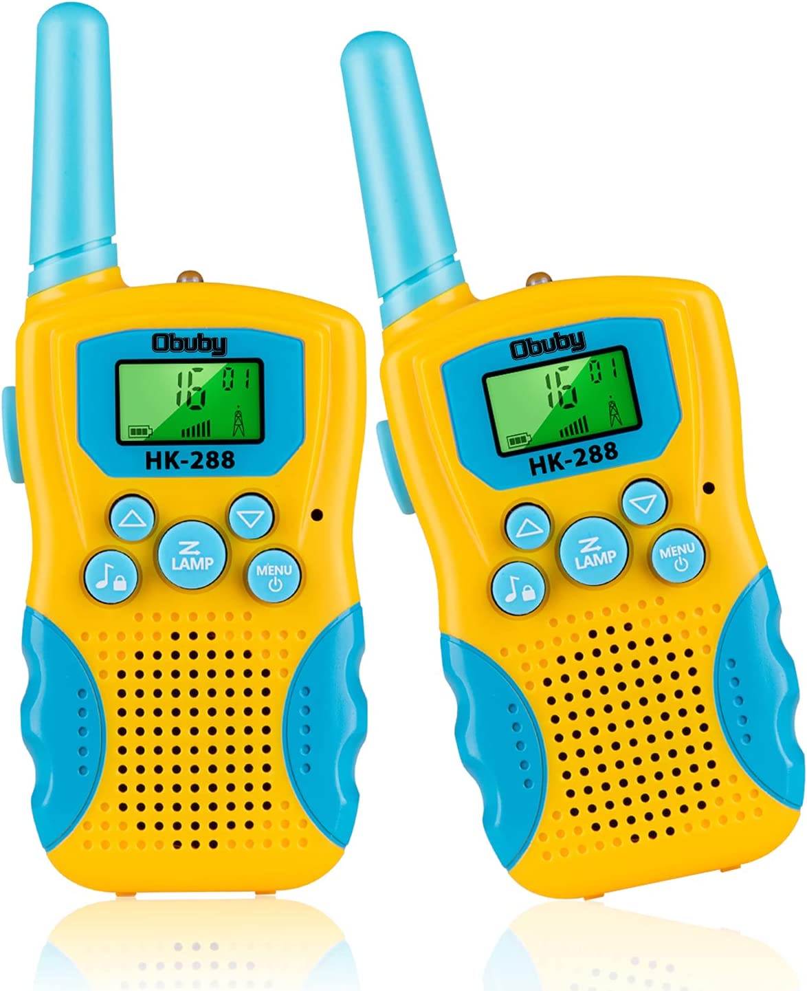 Walkie Talkies, 3 km long range, 22 channels, N - yellow and blue