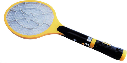 Mesh fly killer racket 2-ply (large), yellow