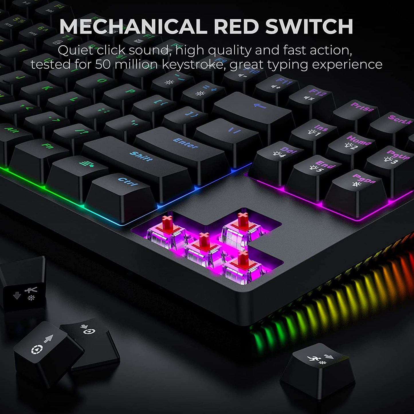 Backlit Mechanical Gaming Keyboard