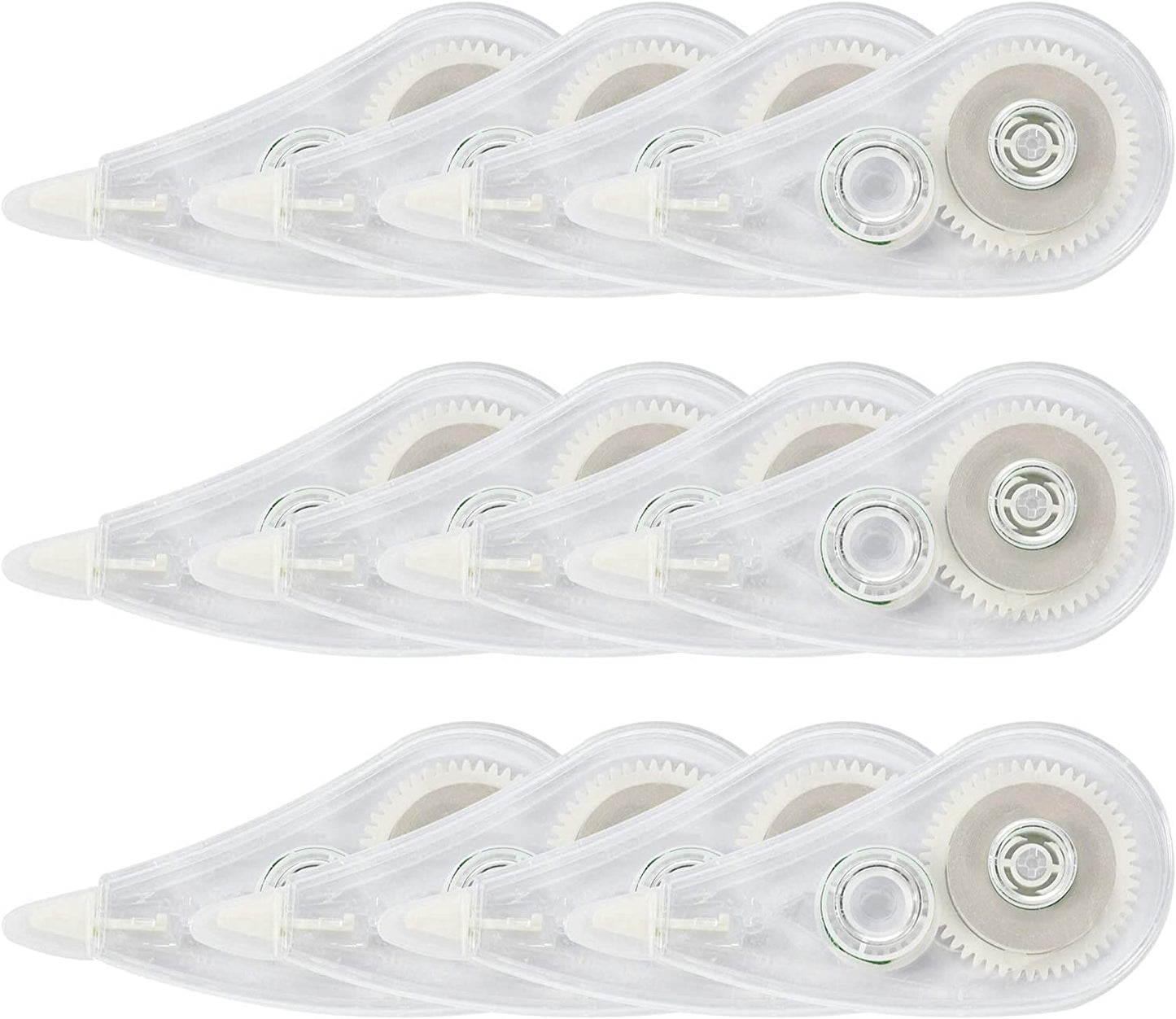 2 pack of correction tapes, (12, 315" x 0.2", white)