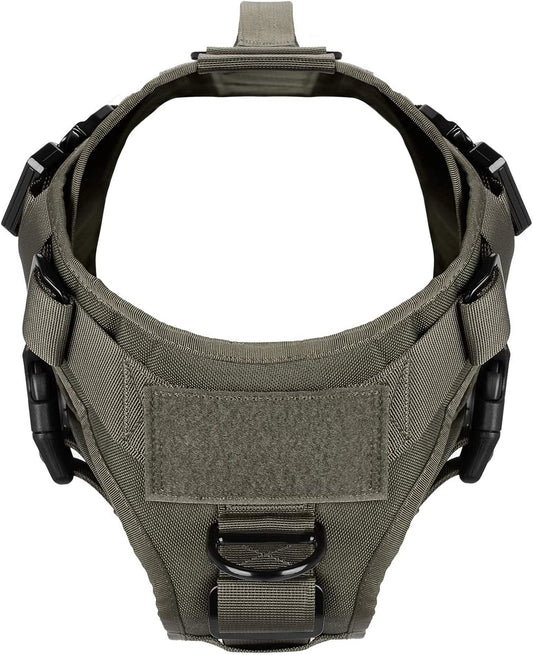 Tactical Dog Harness 6X 3/4 Body Coverage Color: Ranger Green