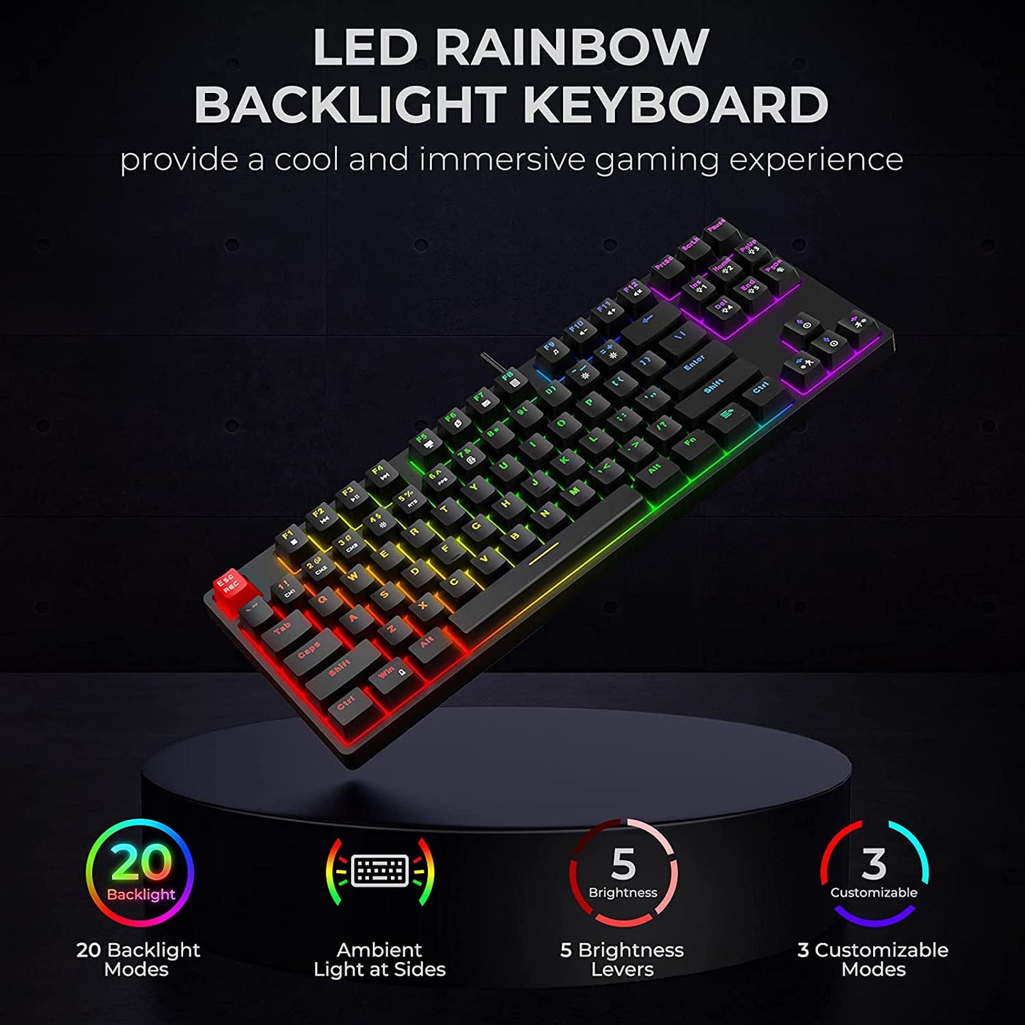 Backlit Mechanical Gaming Keyboard