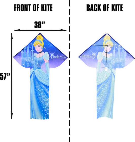 Breezy Flyer 57 Nylon Long Tail Kite (Cinderella)