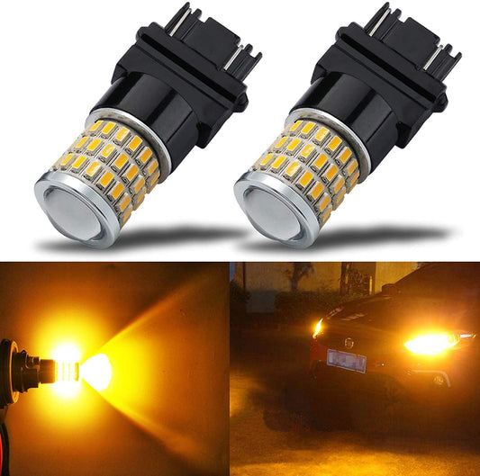 Super bright amber yellow LED bulbs