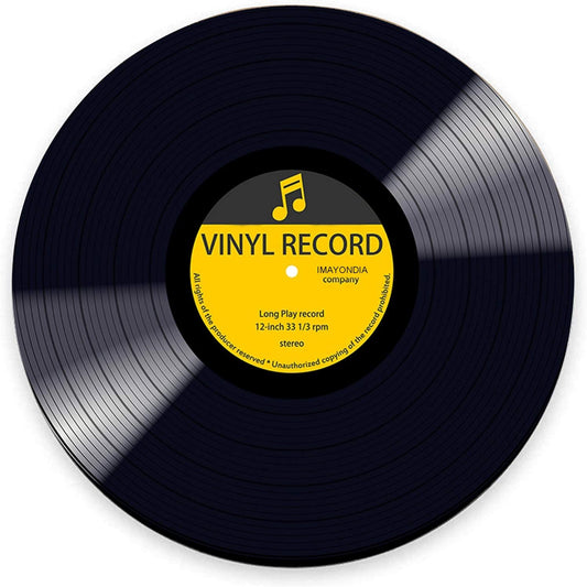 Round Mouse Pad, Music Vinyl Record