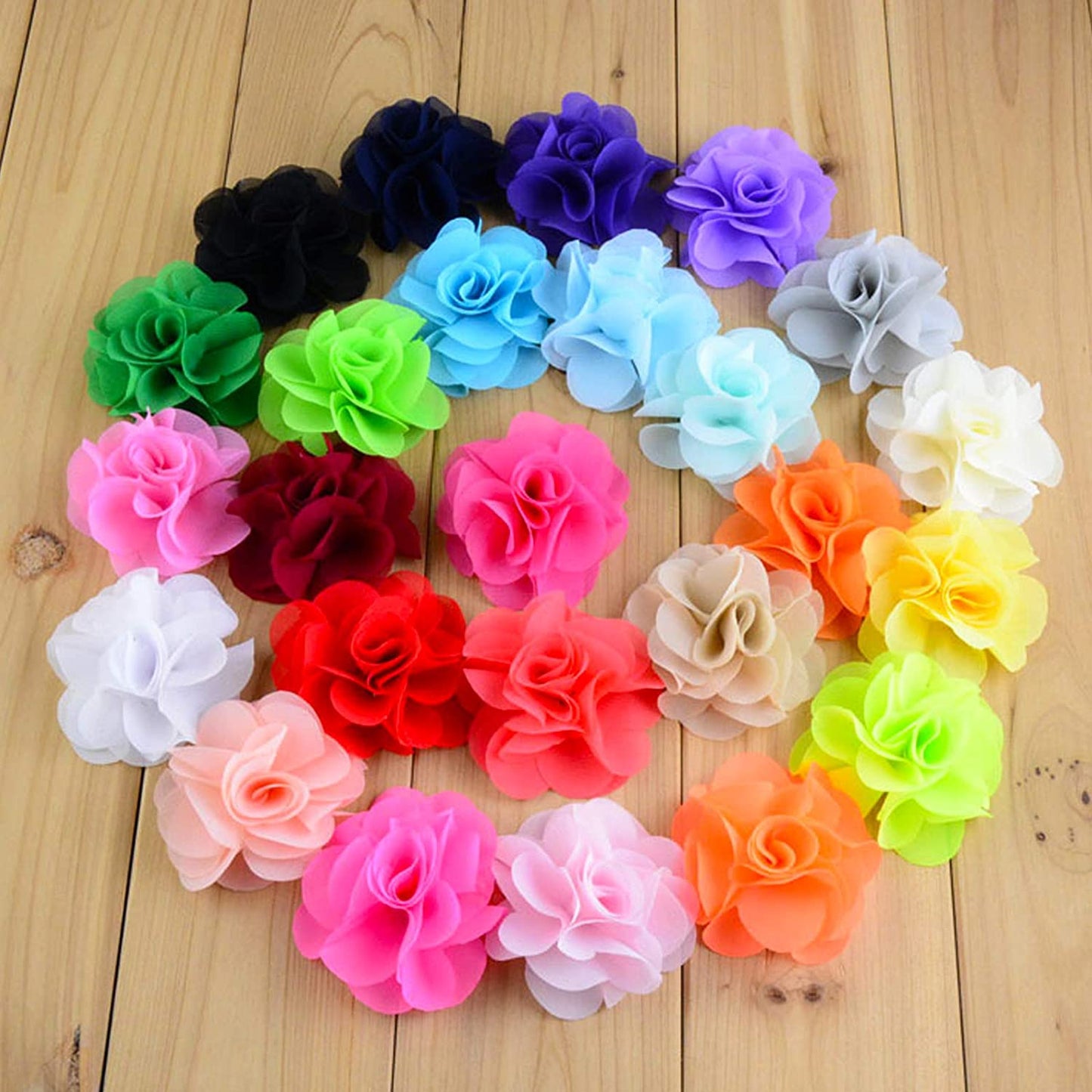 Pet Flower Collar 40 Pieces Multi Color