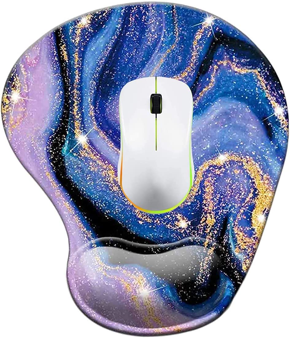 Wrist Support Mouse Pad (Pretty Marble-3)