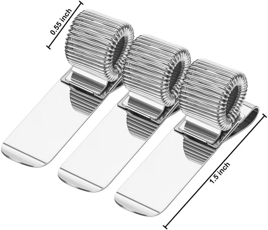 12 Pieces Pen Clips (Silver)