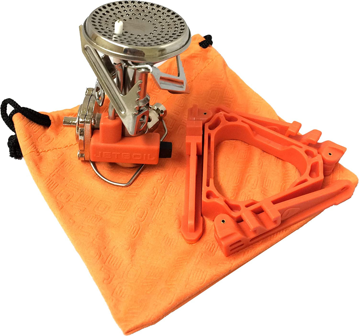 Ultralight and compact camping stove, 0.21 lbs, color: orange