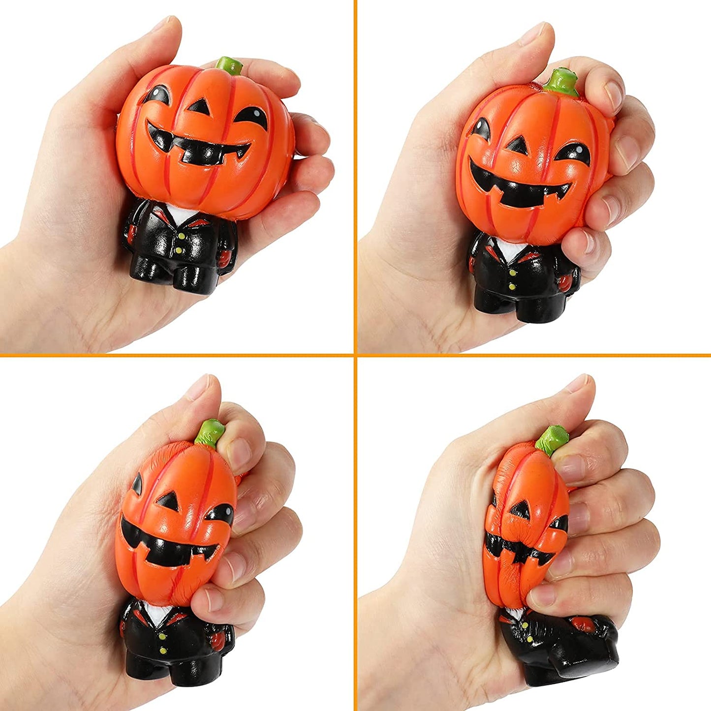 6 packs of Halloween squishy toys