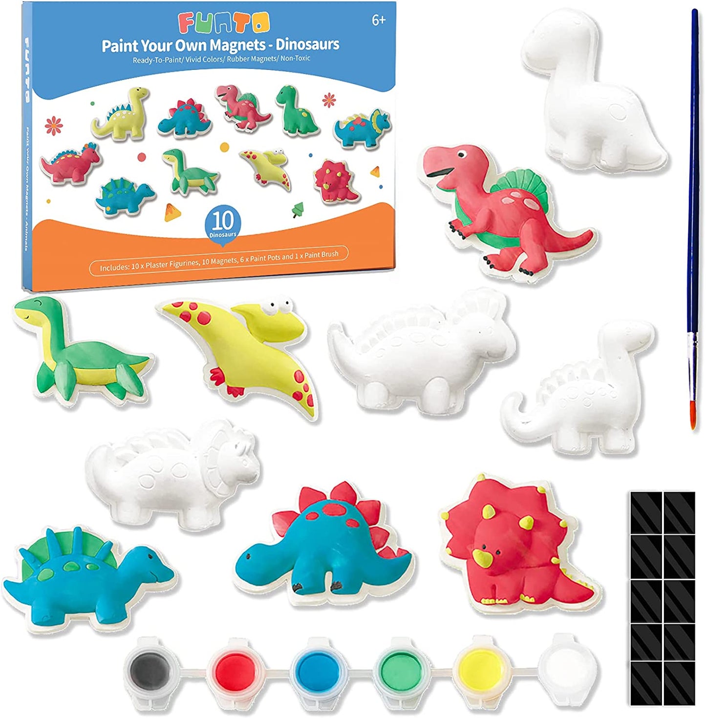 Dinosaur Painting Kit for Kids, Ceramics to Paint