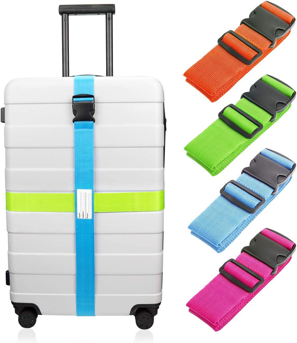 Luggage straps, 1.96 x 6.56 inches, (4 colors)