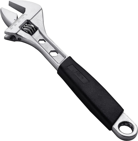 12-inch adjustable wrench, (Chrome Vanadium Steel)