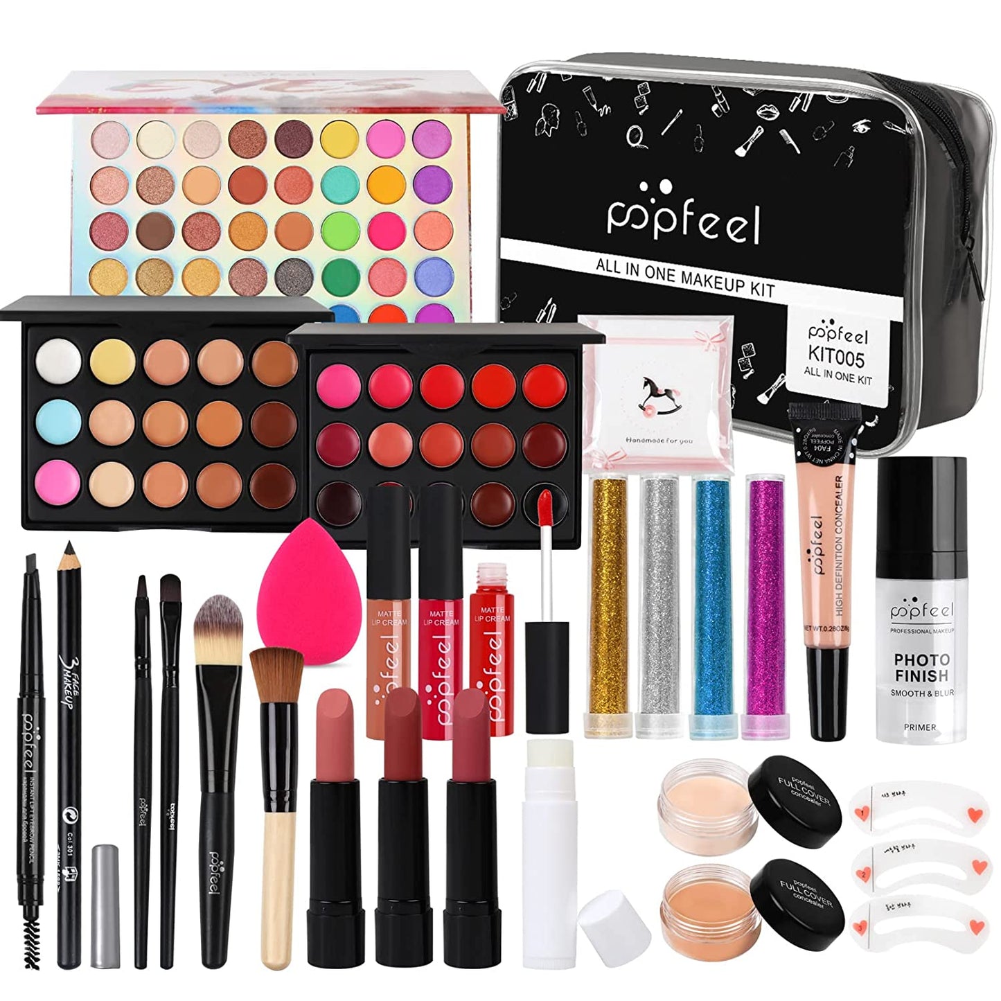 Complete makeup kit, KIT005#, 40 eyeshadow colors