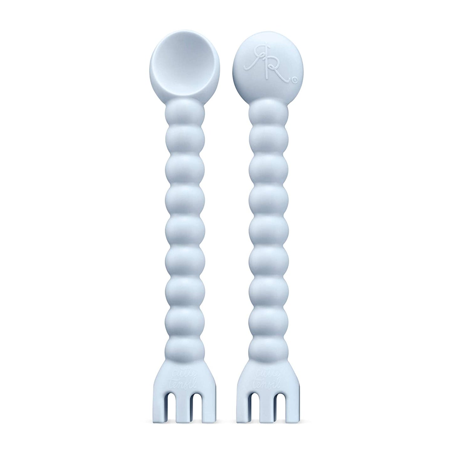 Baby Spoon and Fork, 2-Pack, (Blue)