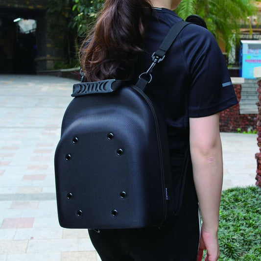 Hard Travel Cap Carrier for 6 Caps, color:Black