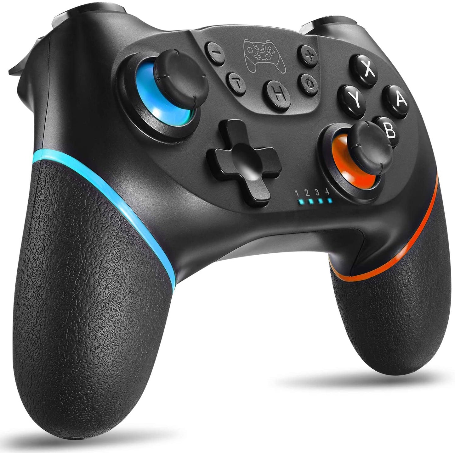 Wireless pro controller for switch anti-slip, black