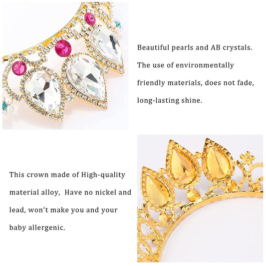 Tiaras for girls, hair accessory, Color: Transparent