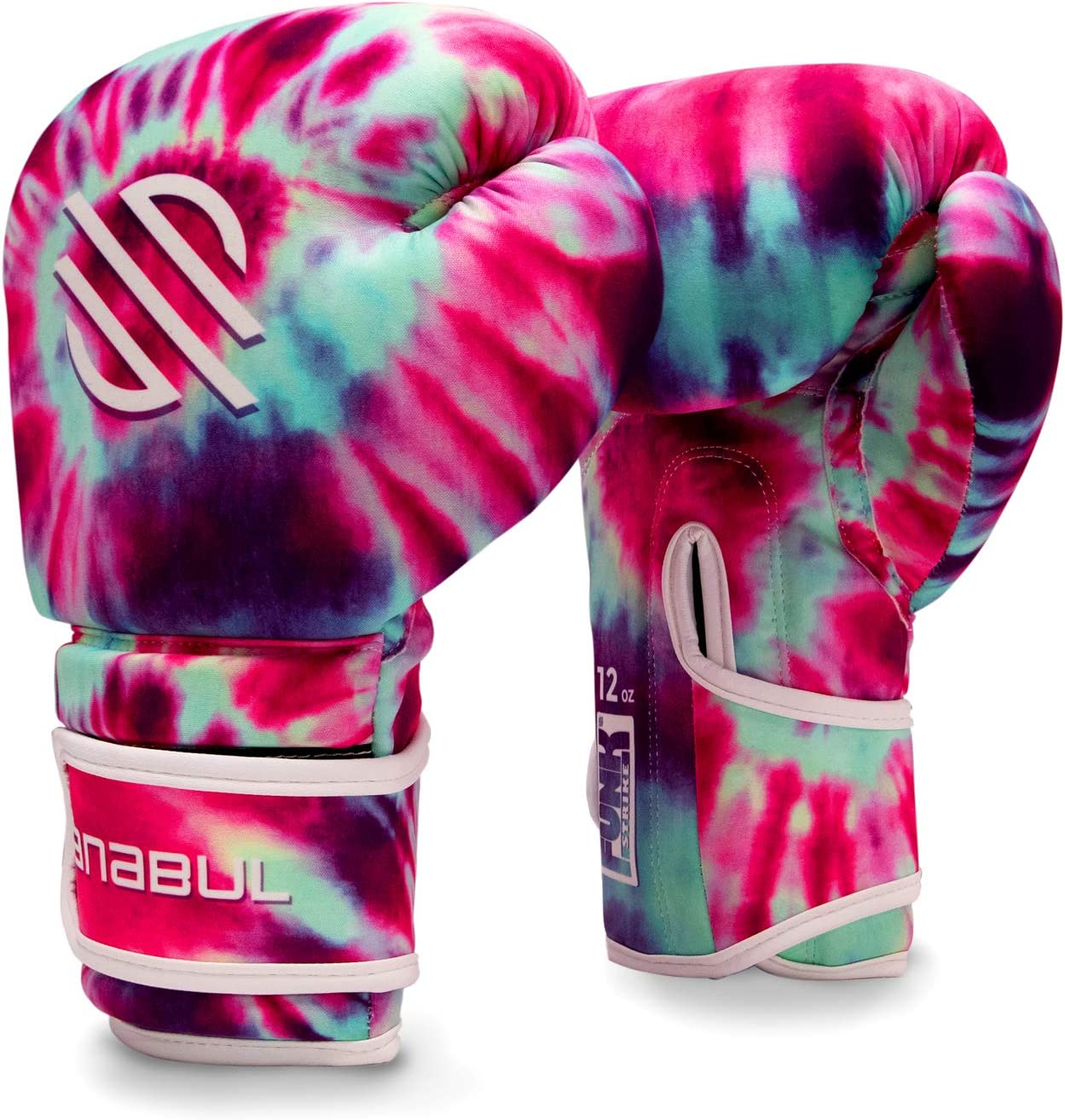 Boxing Gloves for Training, Color Purple Swirl, Size 12 oz