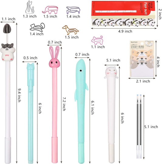 Stationery kit (notes, pens, clips, etc.) Size: M