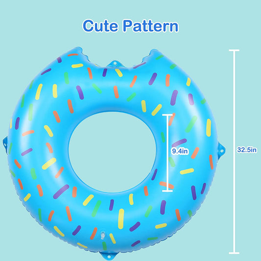 Donut Shape Pool Floats, 3 Pack (Medium)