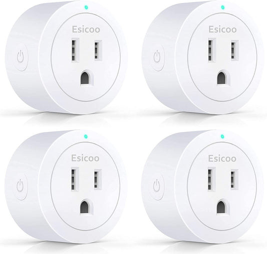 Smart Plug - Plug compatible with Alexa, 2.4G (PACK of 4)